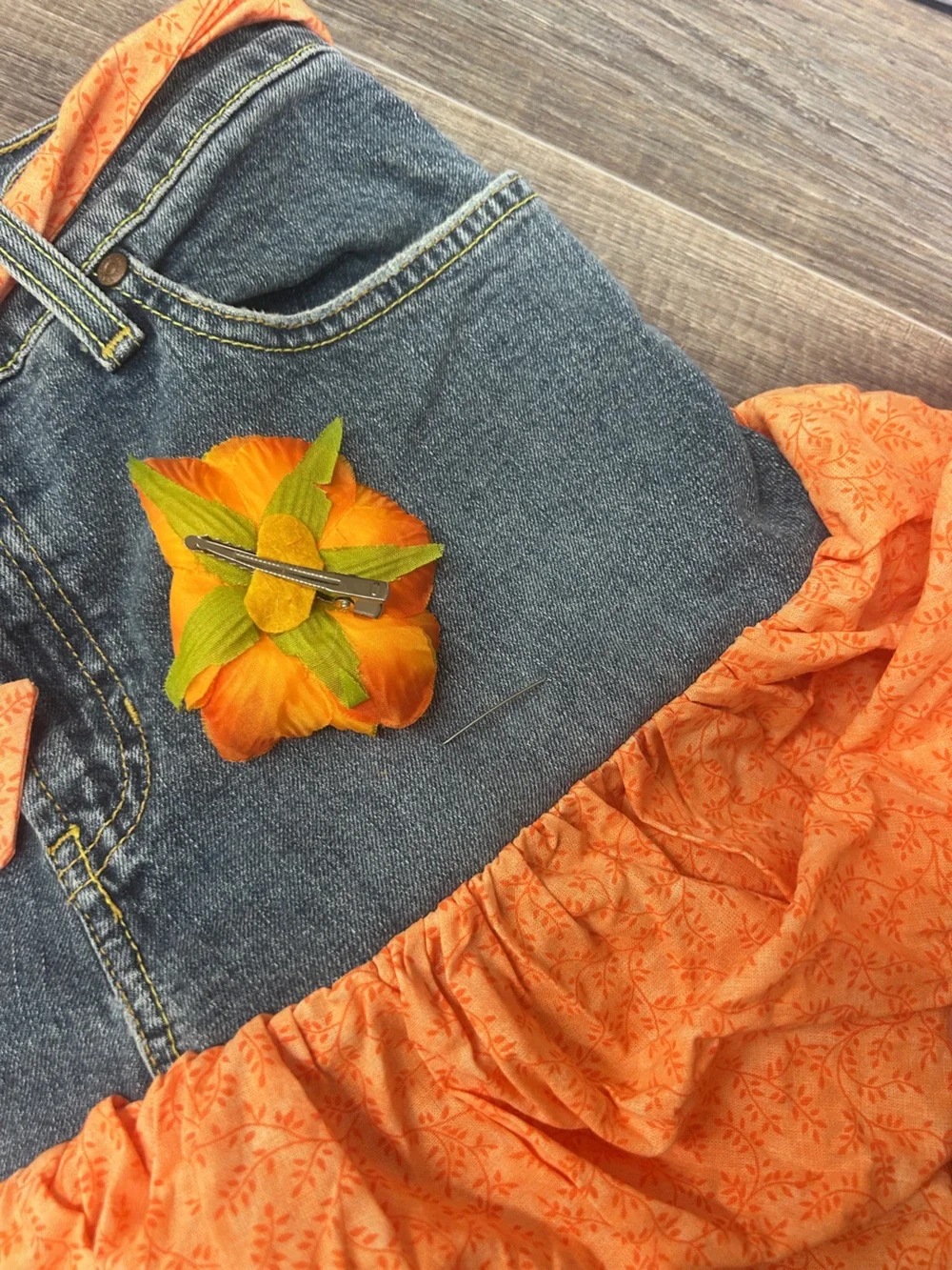 Old Navy girls orange